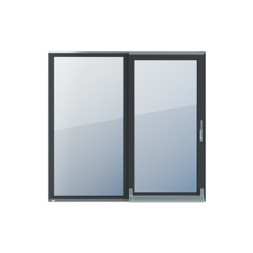 PSK tilt-and-slide patio door projects a-modern-single-family-house-outside-the-city    