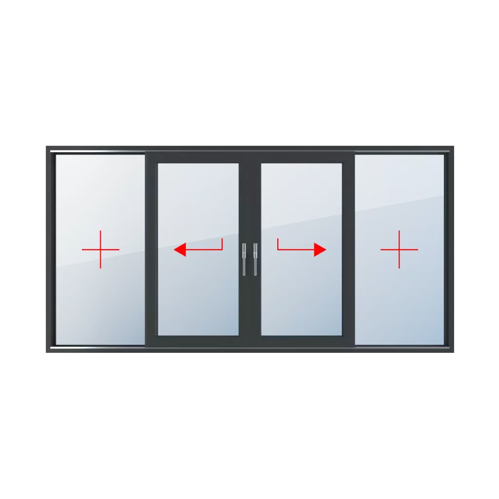 Fixed glazing, sliding left, sliding right windows types-of-windows patio-sliding-door-smart-slide four-leaf fixed-glazing-sliding-left-sliding-right 