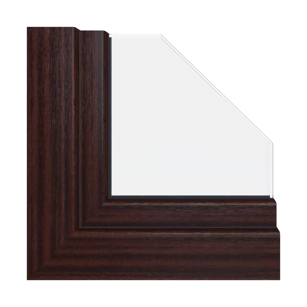 Mahogany windows window-profiles veka softline-82-md