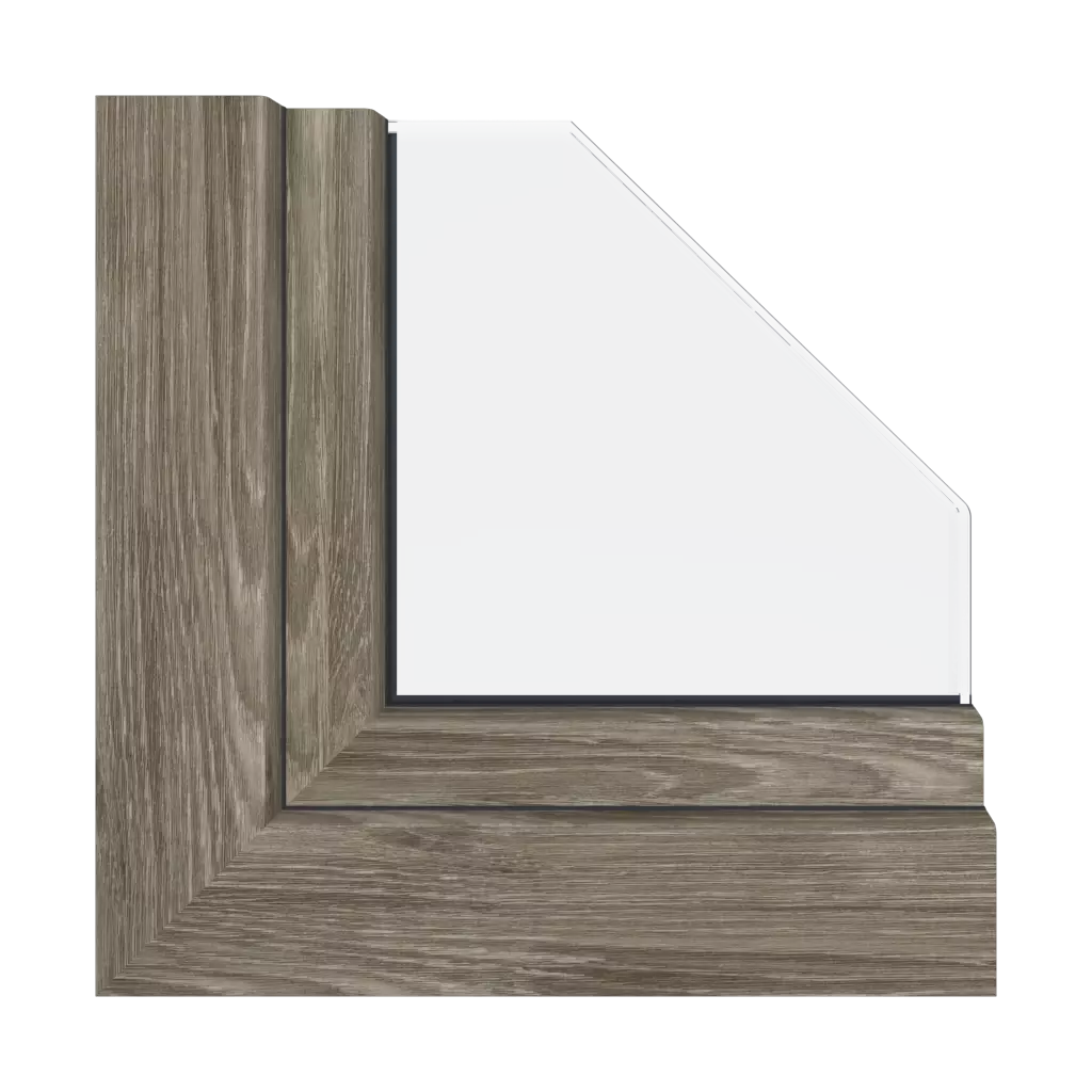 Gray sheffield oak windows window-profiles veka softline-82-md