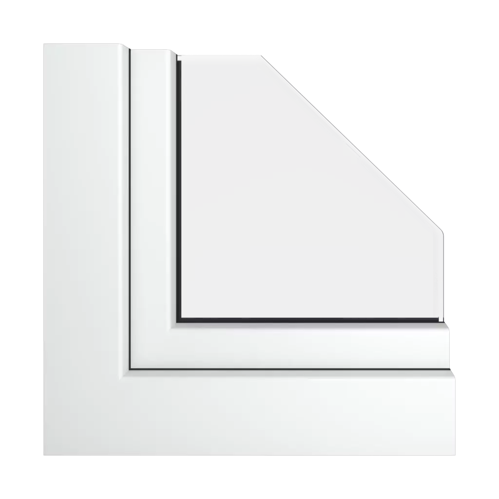 Ultra-matt white windows window-color veka-colors   