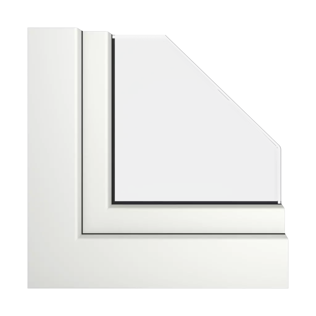 Milky white ultramatt windows window-color veka-colors   