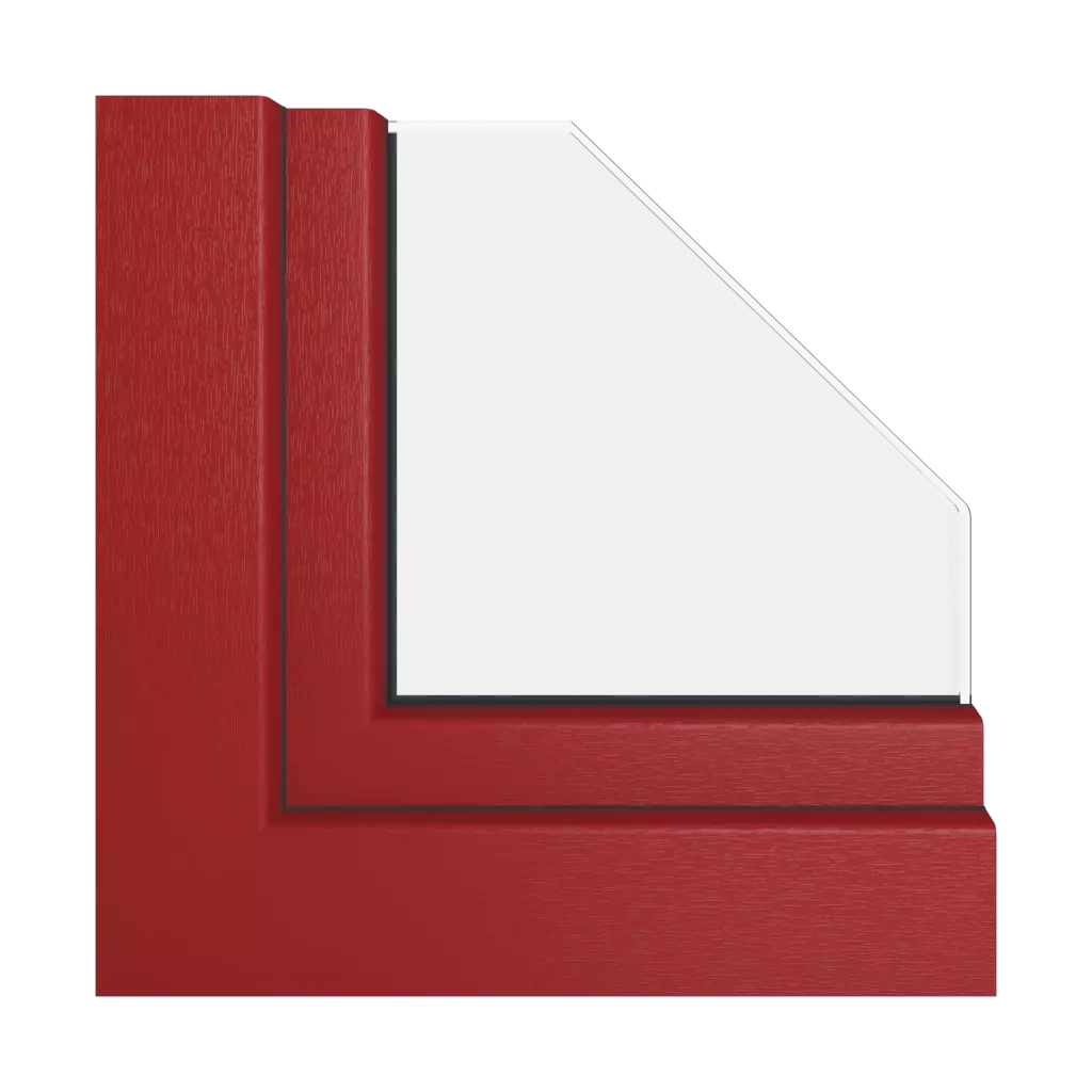 Red-brown windows window-color veka-colors   