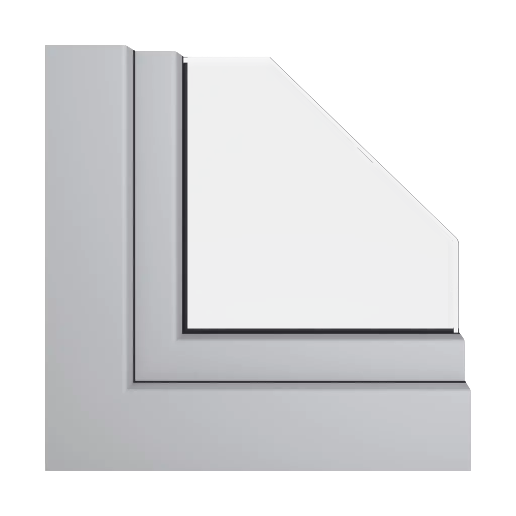 Platinum gray ultramatt windows window-color veka-colors   