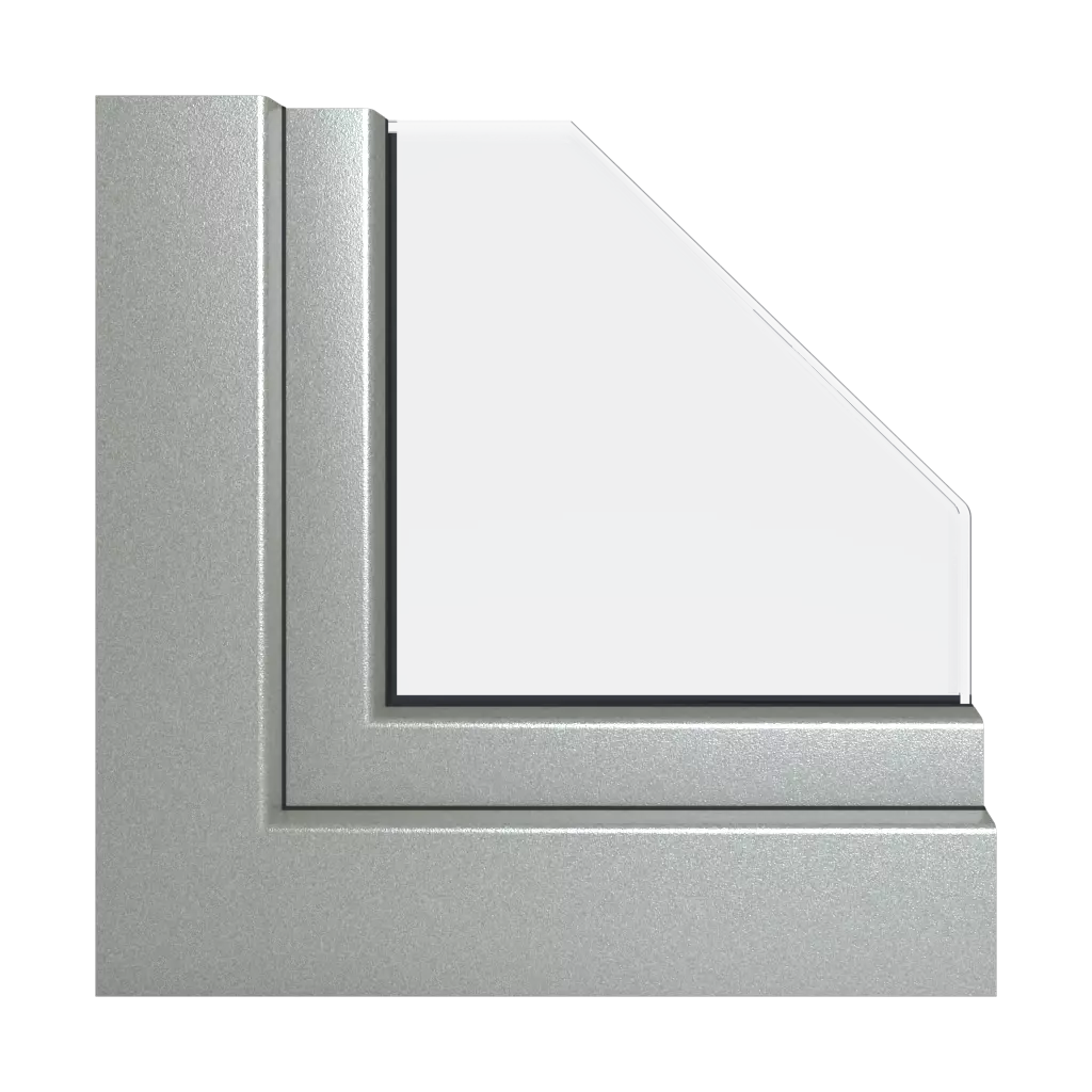 Alux aluminum gray windows window-profiles veka softline-82-md