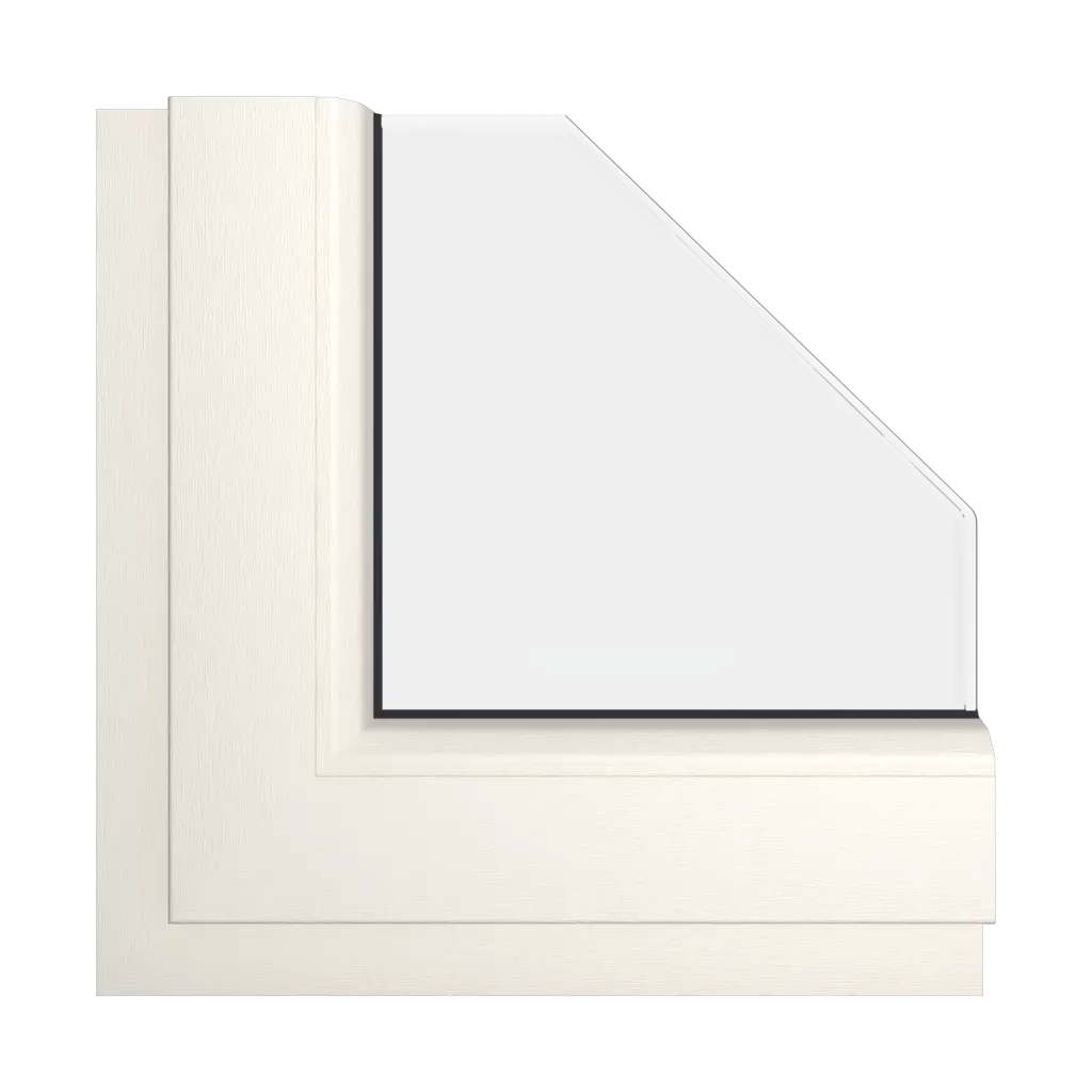 Creamy white windows window-color veka-colors creamy-white interior