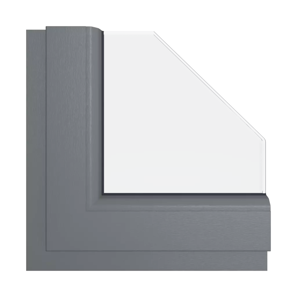 Slate gray windows window-color veka-colors slate-gray interior