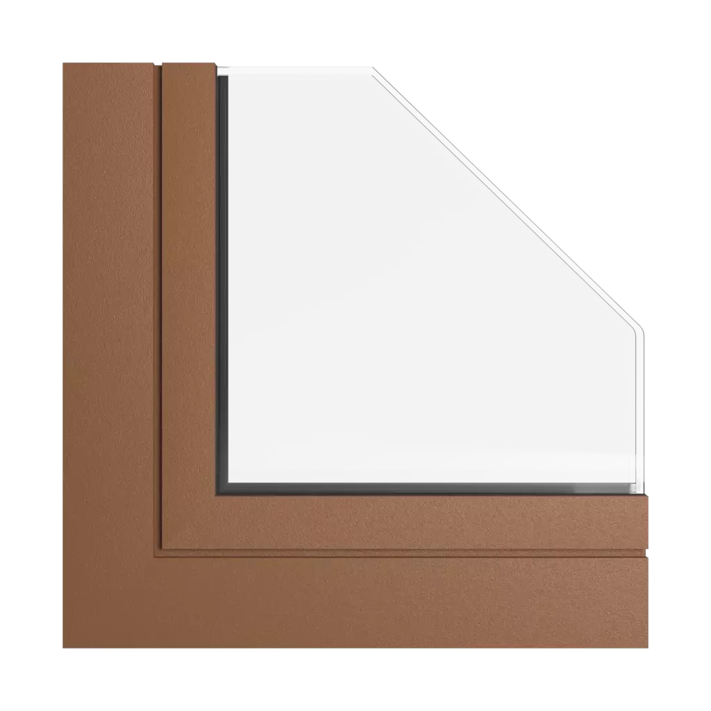 Chestnut windows window-color aliplast-colors chestnut