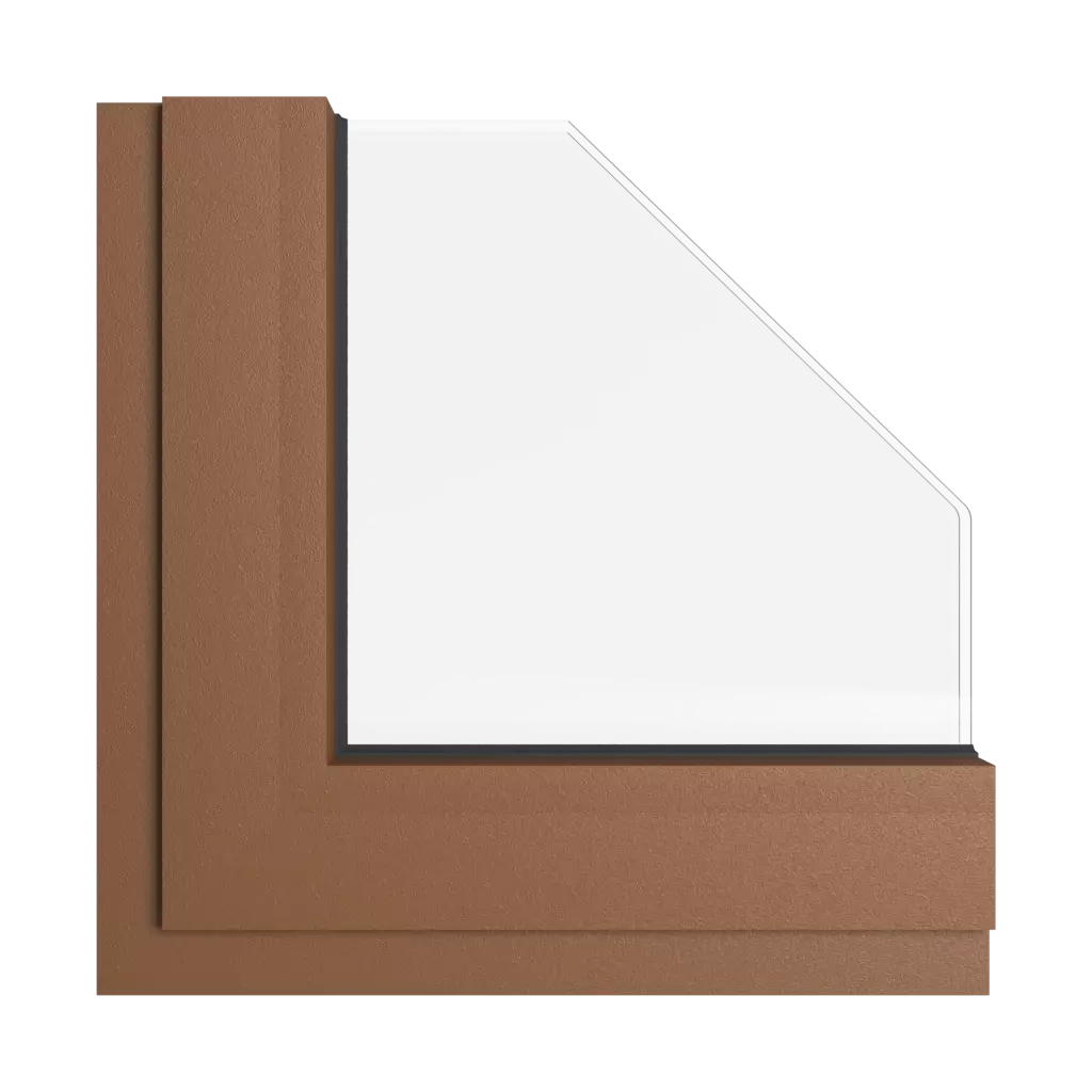 Chestnut windows window-color aliplast-colors chestnut interior