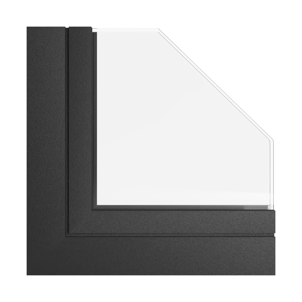 Black signal tiger windows window-profiles aliplast