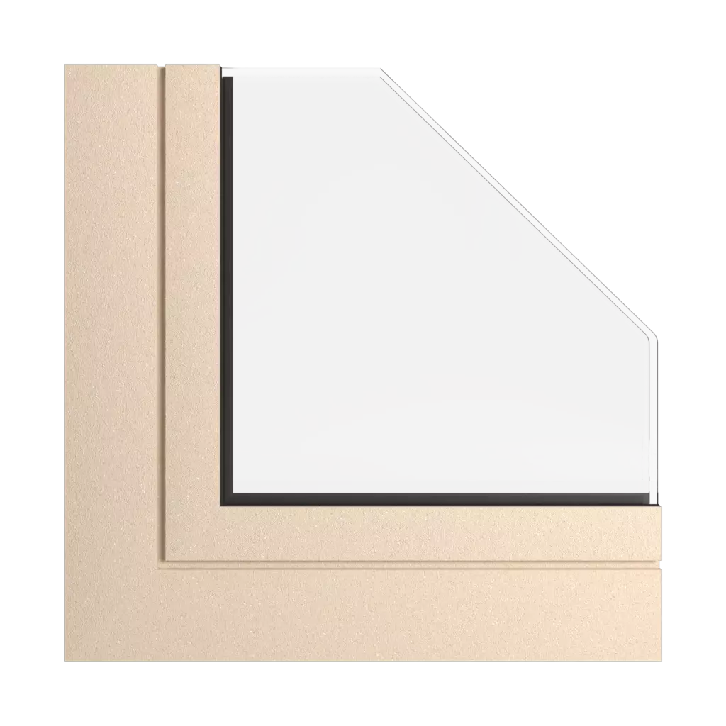 Cream beige tiger windows window-profiles aliplast