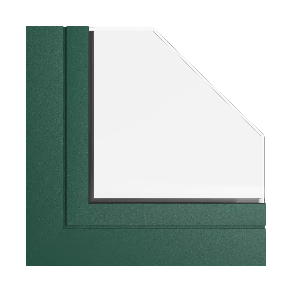 Green moss tiger windows window-profiles aliplast