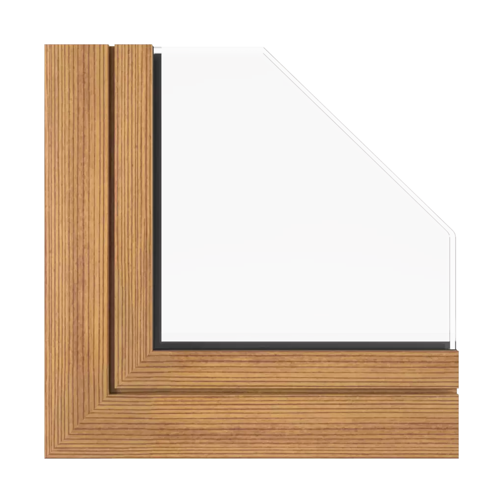 Dark fir windows window-profiles aluprof mb-79n