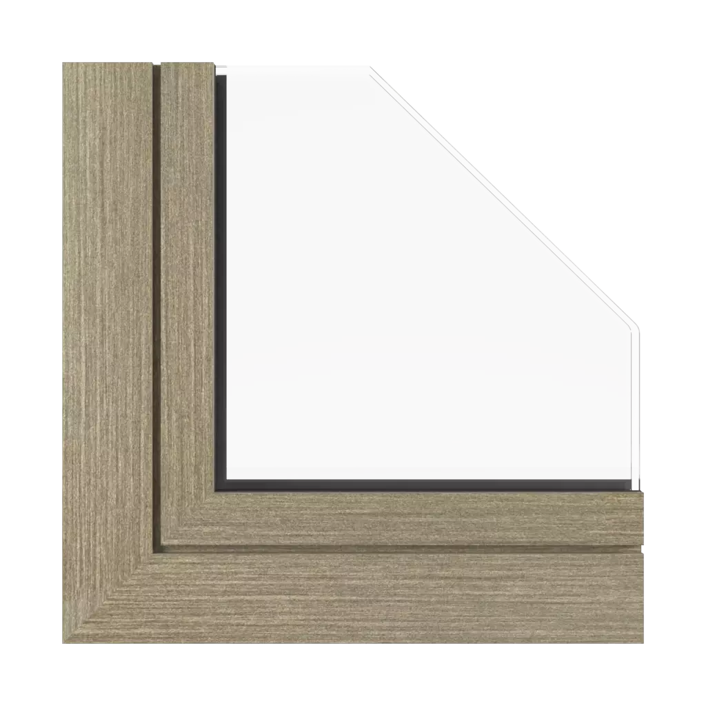 Vintage oak windows window-profiles aluprof mb-harmony-office