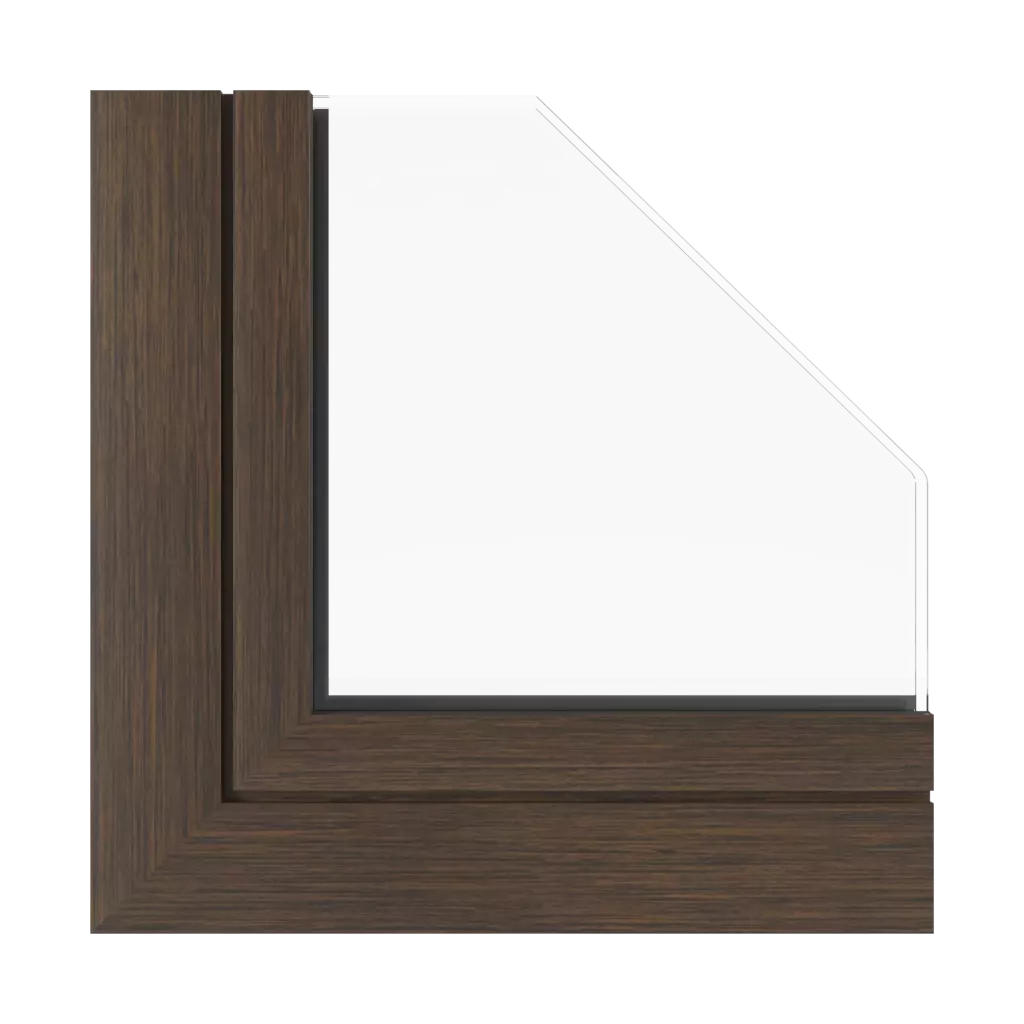 Wenge windows window-profiles aluprof mb-118ei