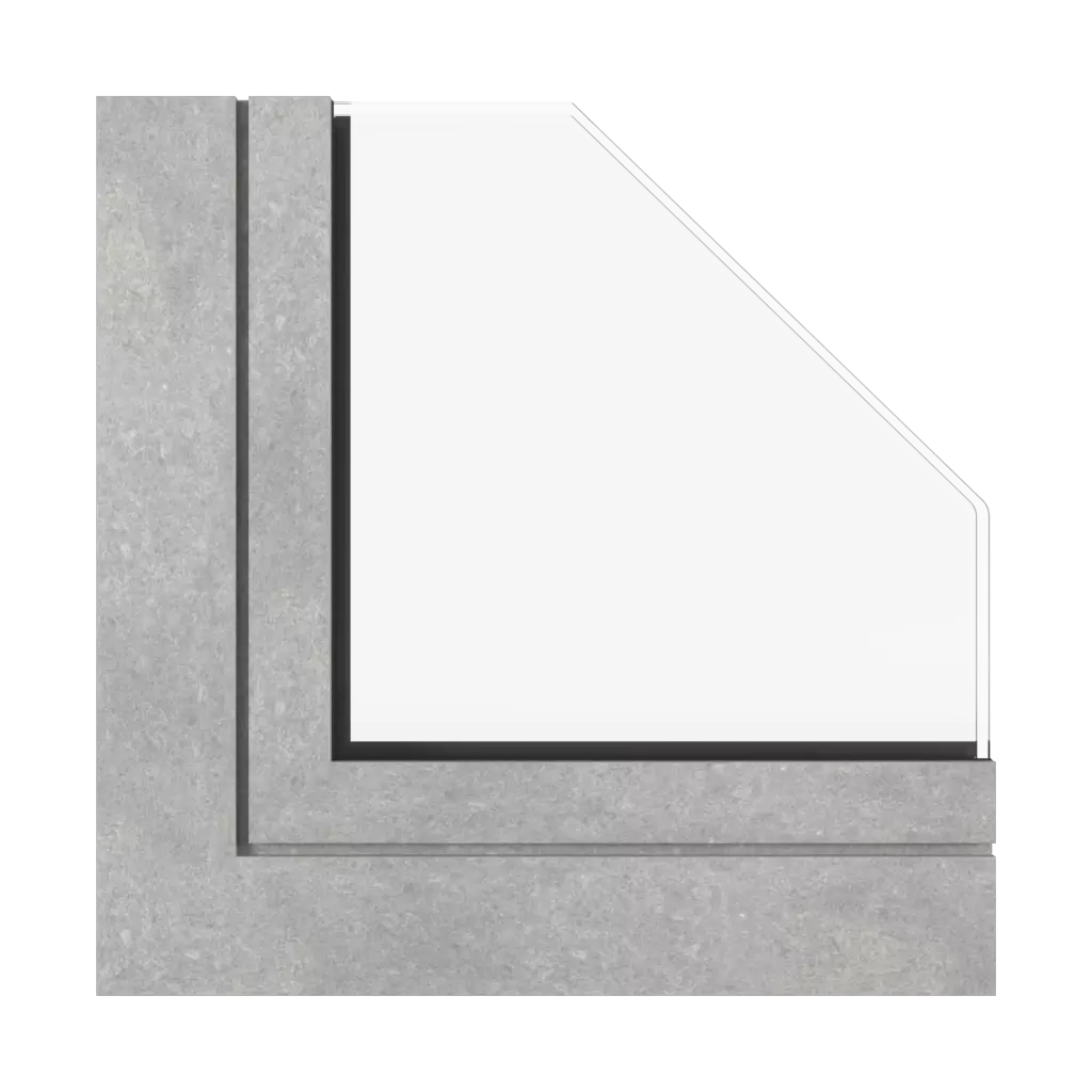 Concrete windows window-profiles aluprof mb-79n