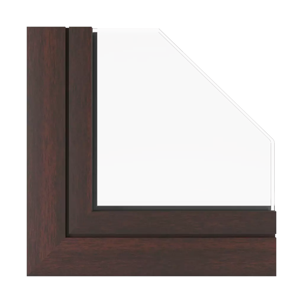 Mahogany sapeli windows window-color aluprof-colors