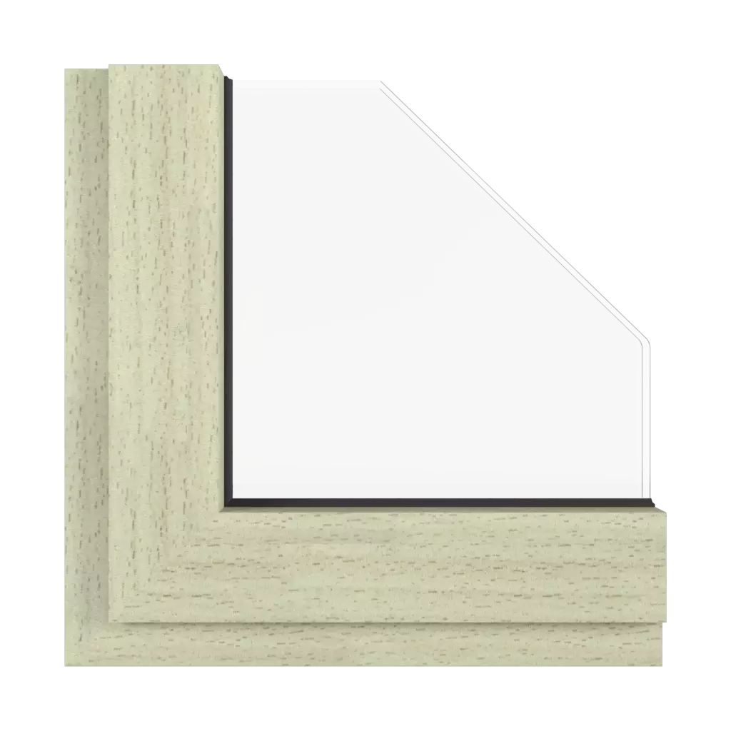 Beech windows window-color aluprof-colors beech interior