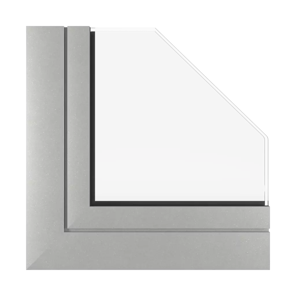 White aluminium matt windows window-profiles aluprof mb-skyline