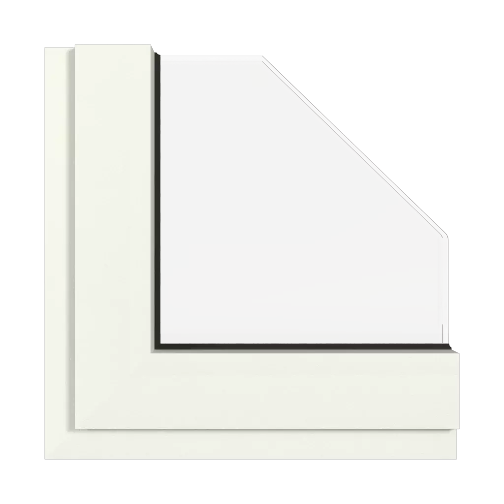 Traffic white fine structure windows window-color aluprof-colors white-fine-structure interior