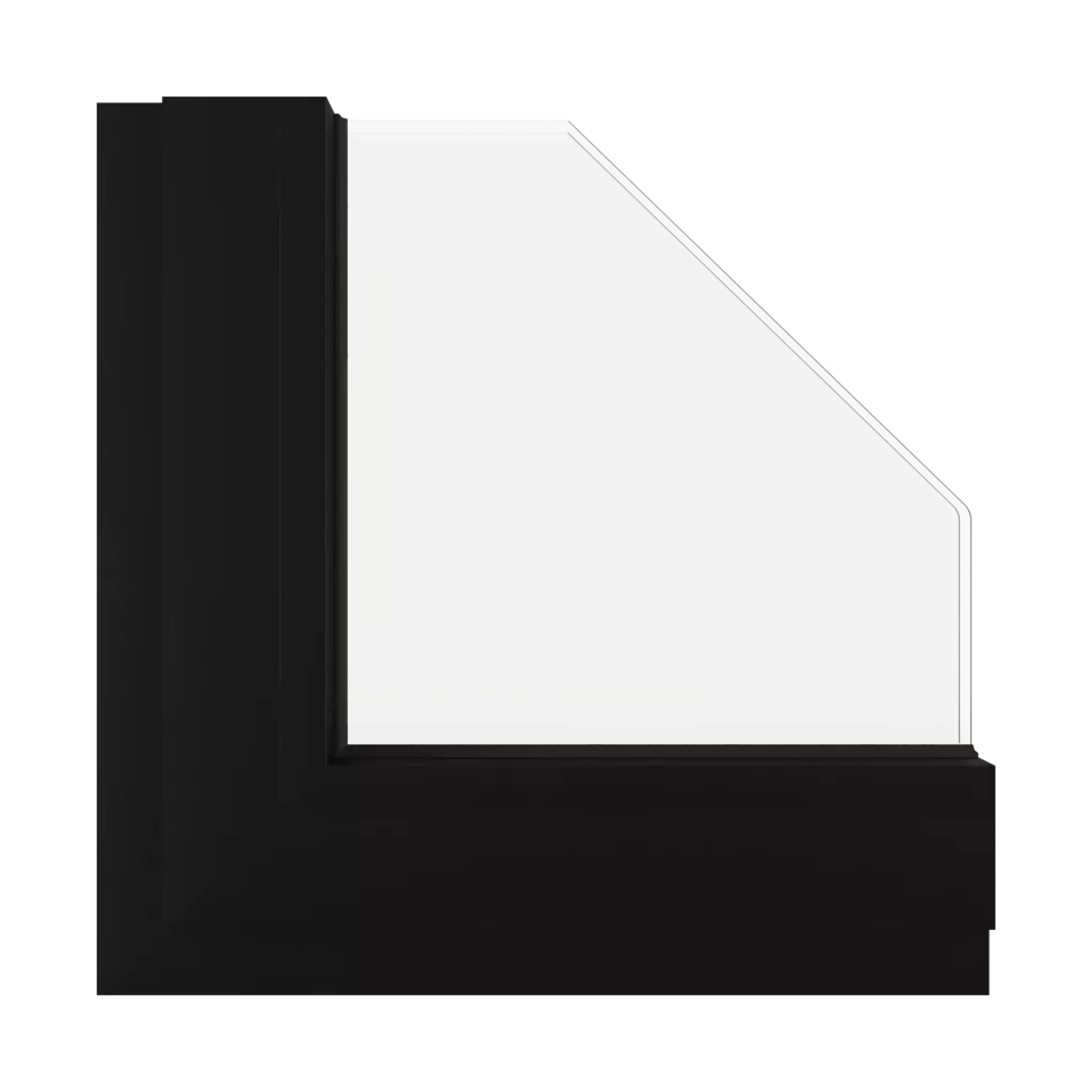 Black matte ✨ windows window-color aluprof-colors black-mat interior