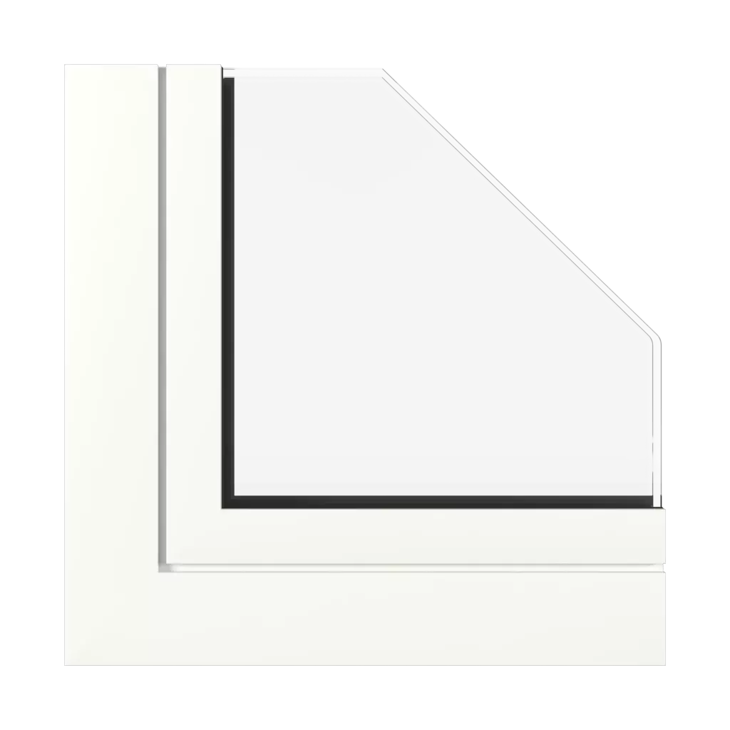 White SK ✨ windows types-of-windows four-leaf vertical-asymmetric-division-30-70-with-a-movable-mullion 
