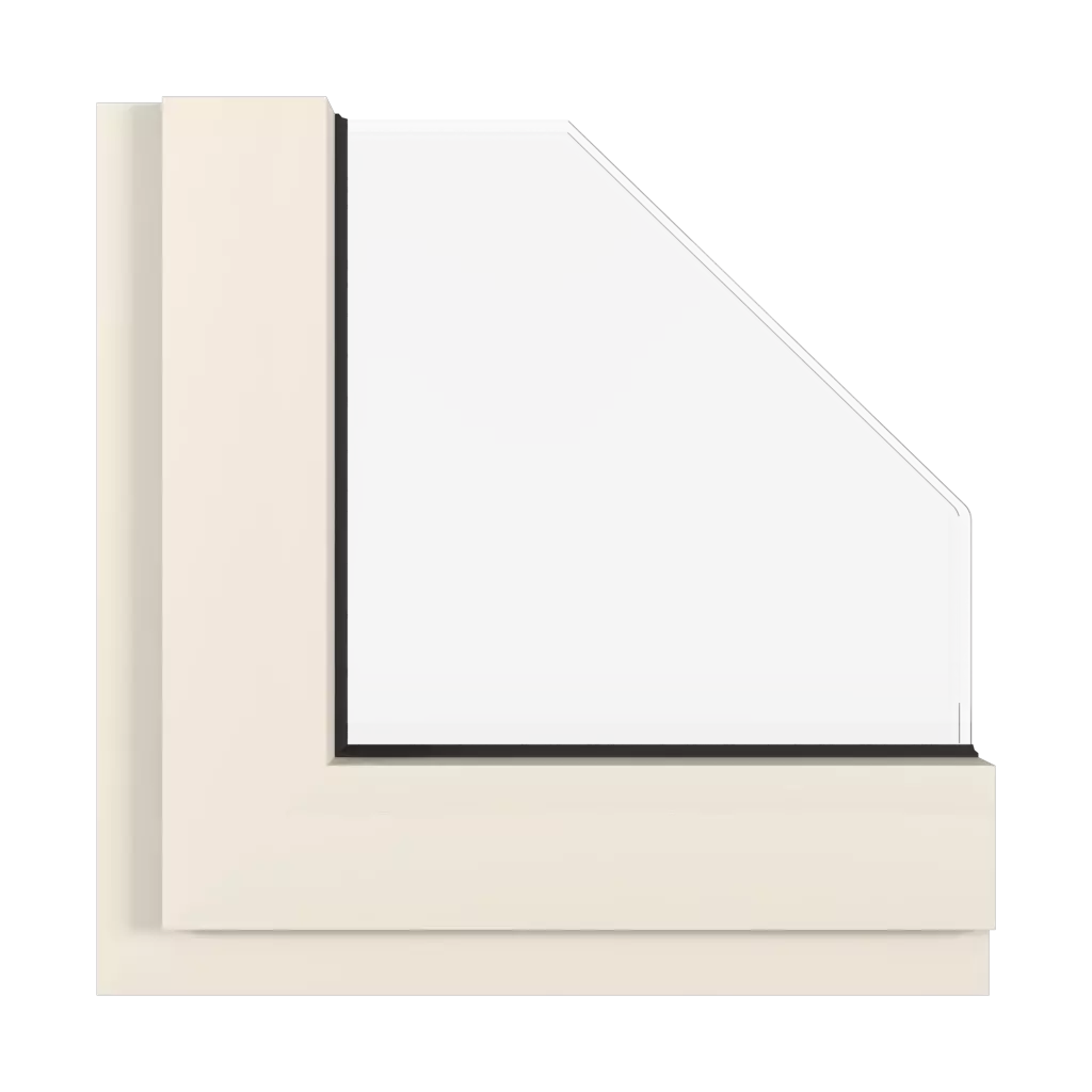 Cream white SK windows window-color aluprof-colors cream-white-sk interior