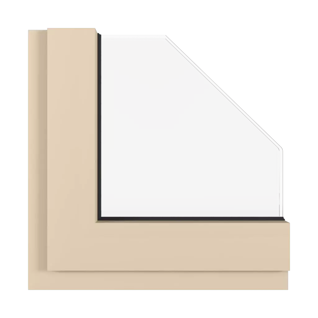 Beige SK windows window-color aluprof-colors beige-sk interior