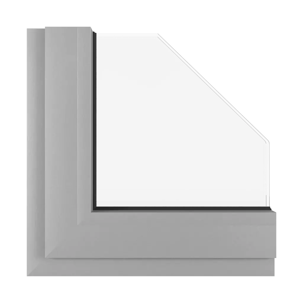 Silver SK windows window-color aluprof-colors silver-sk interior