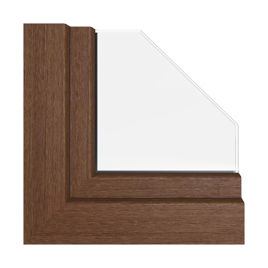 Siena noce windows window-profiles rehau synego