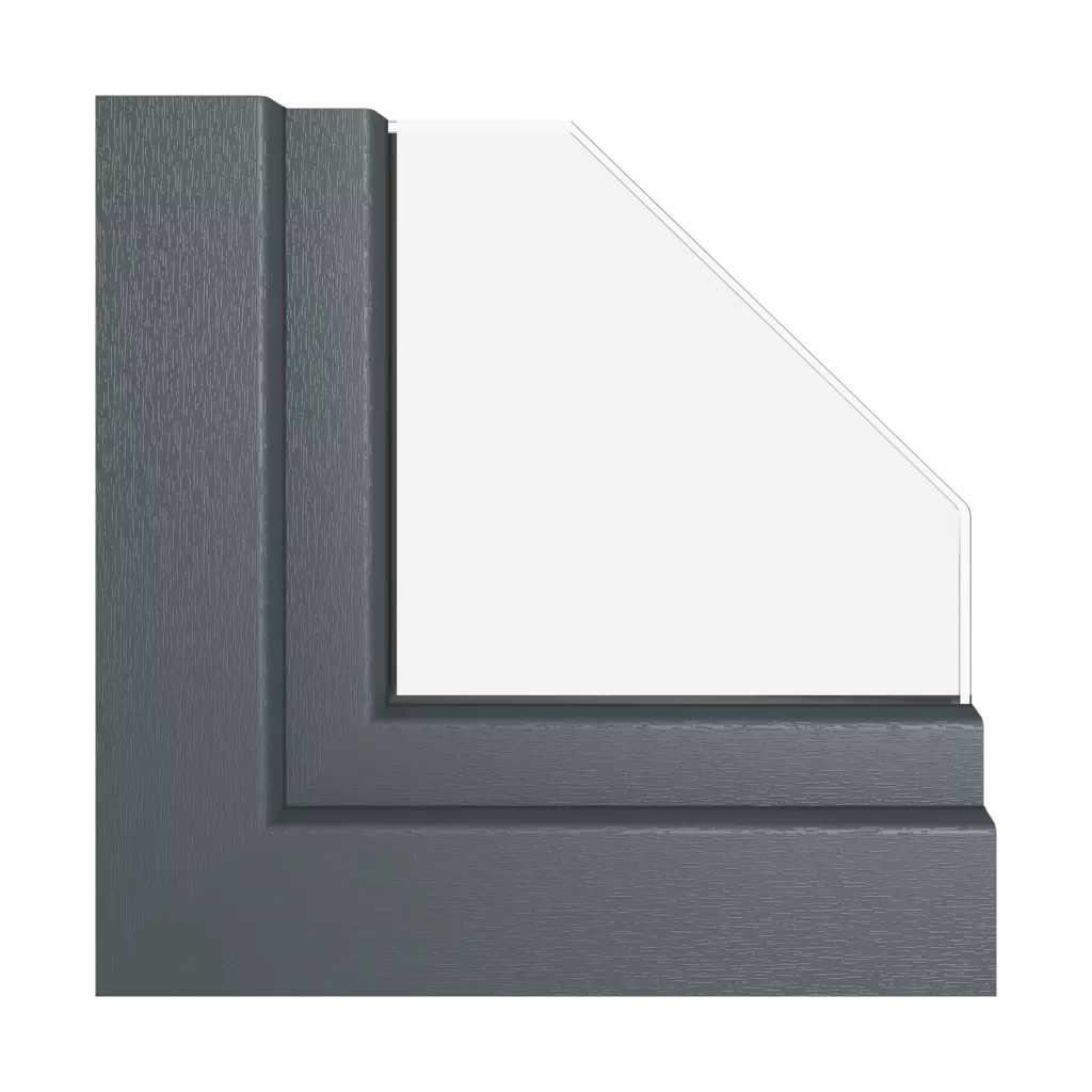 Anthracite grey windows window-profiles rehau synego