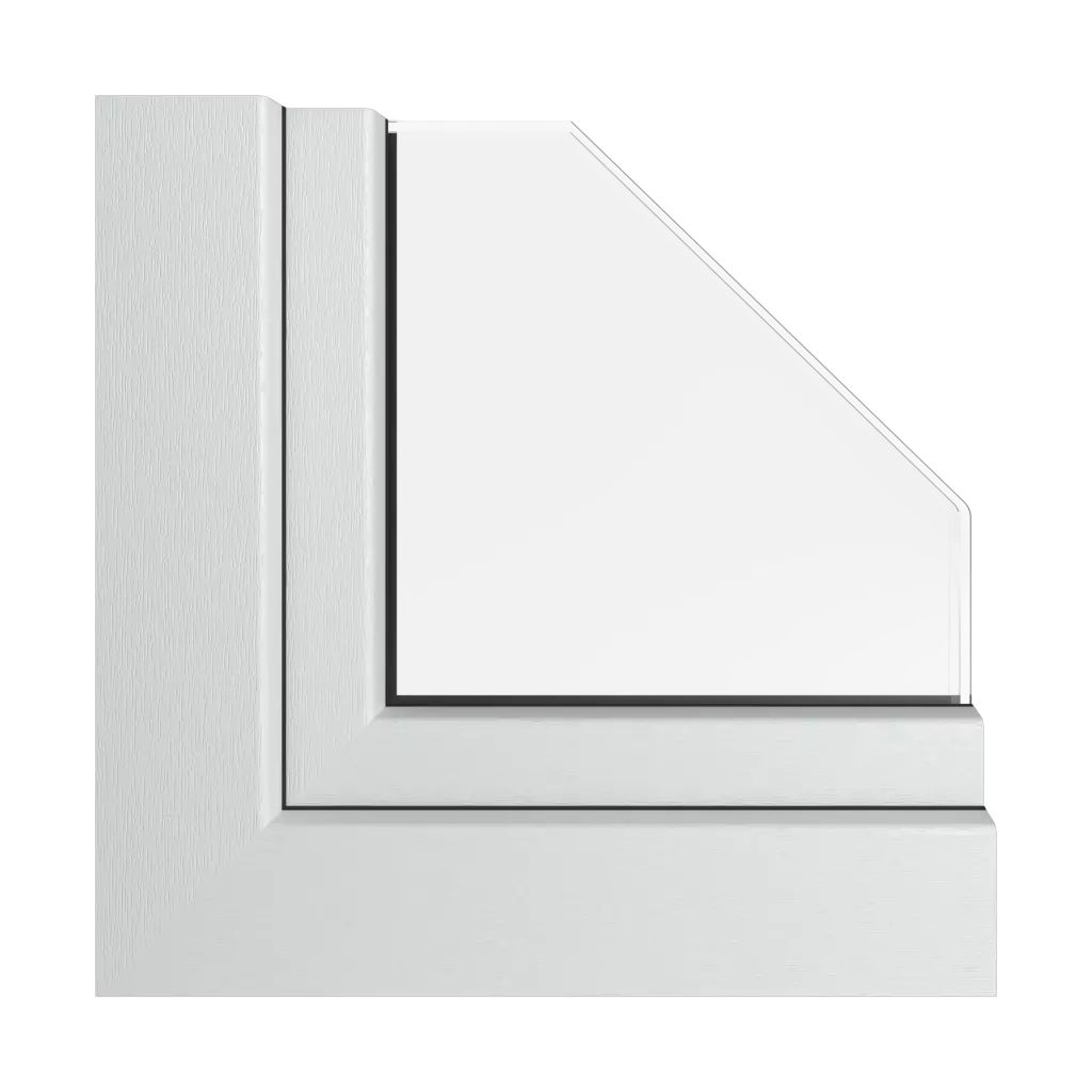 Light gray windows window-profiles rehau hst-synego