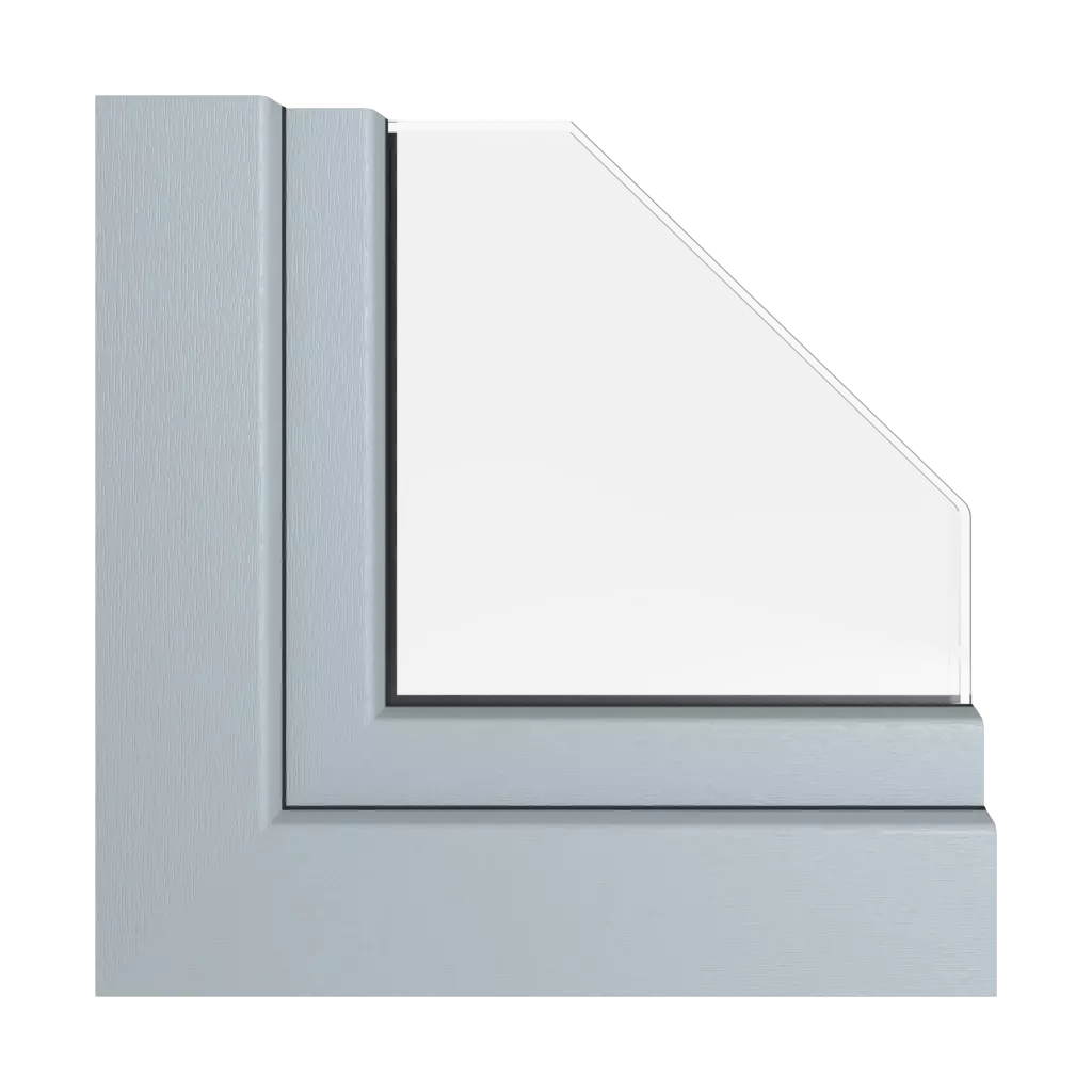 Gray windows window-profiles rehau hst-synego