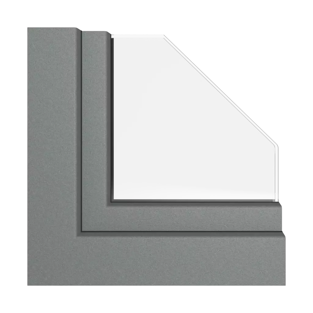 Basalt grey matt windows window-color rehau-colors matte-basalt-gray