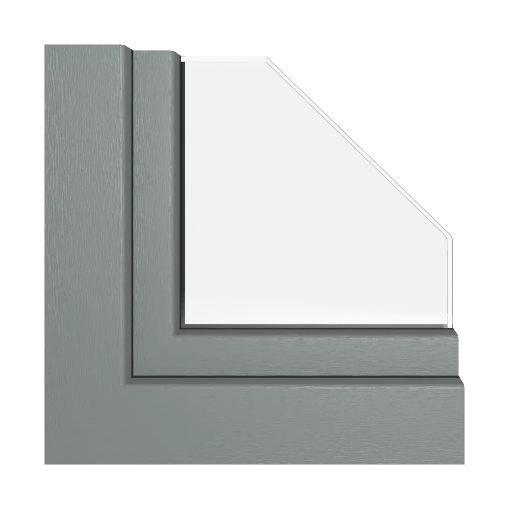 Basalt gray windows window-profiles rehau hst-synego