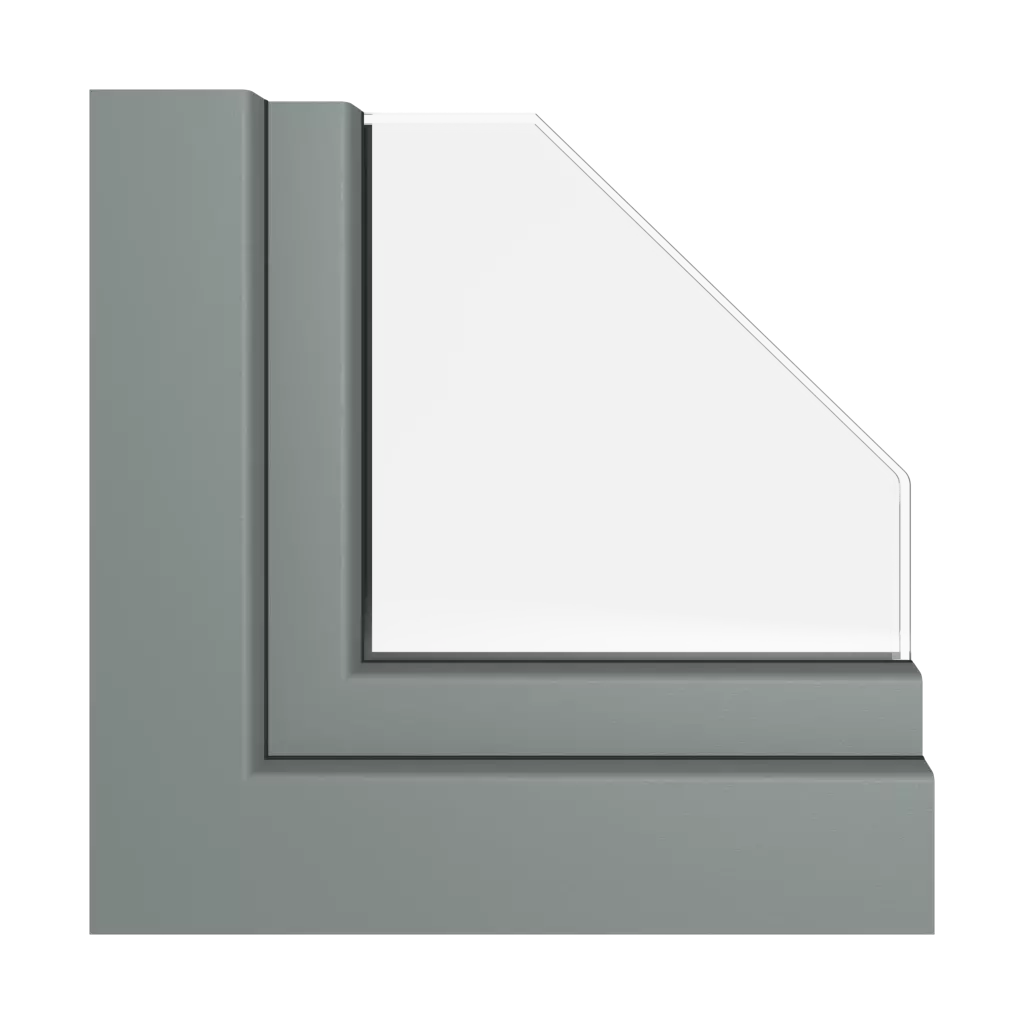 Basalt gray smooth windows window-profiles rehau synego
