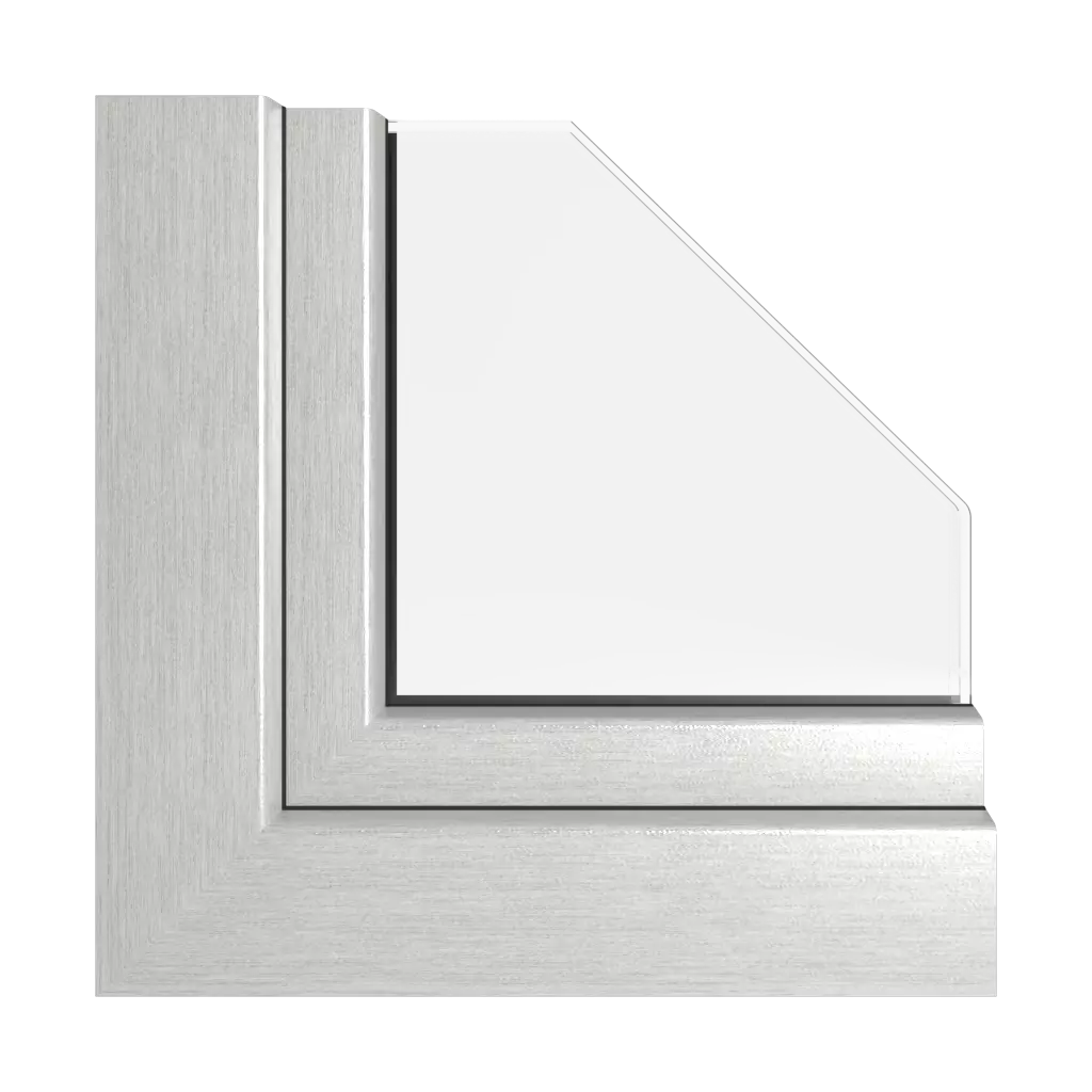Metbrush aluminium windows window-color rehau-colors   