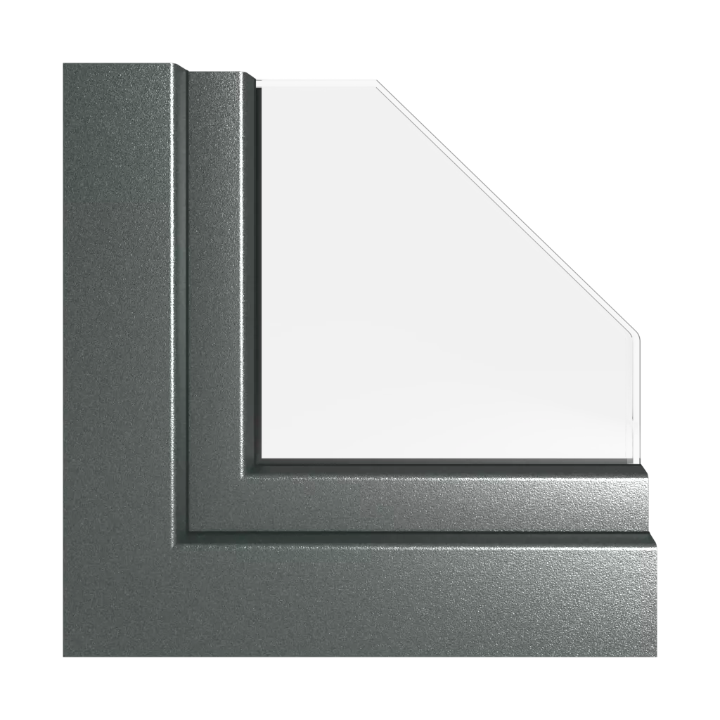 Alux anthracite windows window-profiles rehau hst-synego