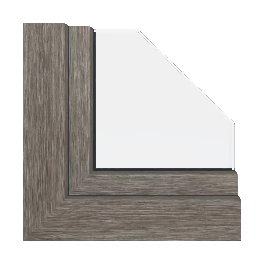 Gray sheffield oak windows window-profiles aluplast energeto-8000