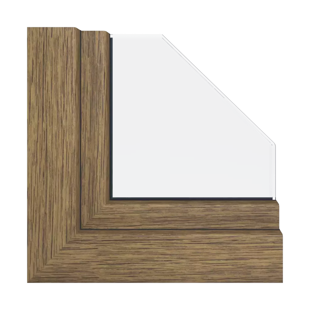 Special oak windows window-profiles aluplast ideal-4000-85-mm