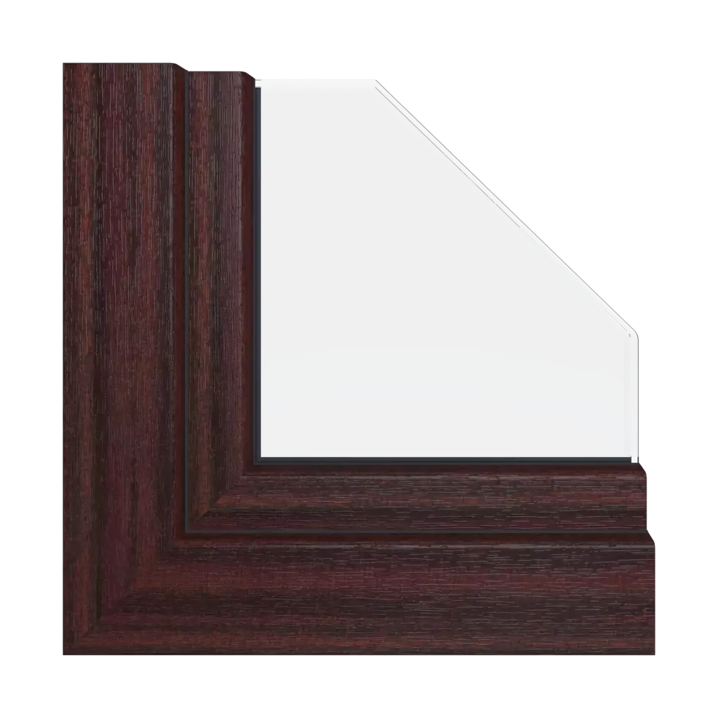 Mahogany windows window-profiles aluplast energeto-8000