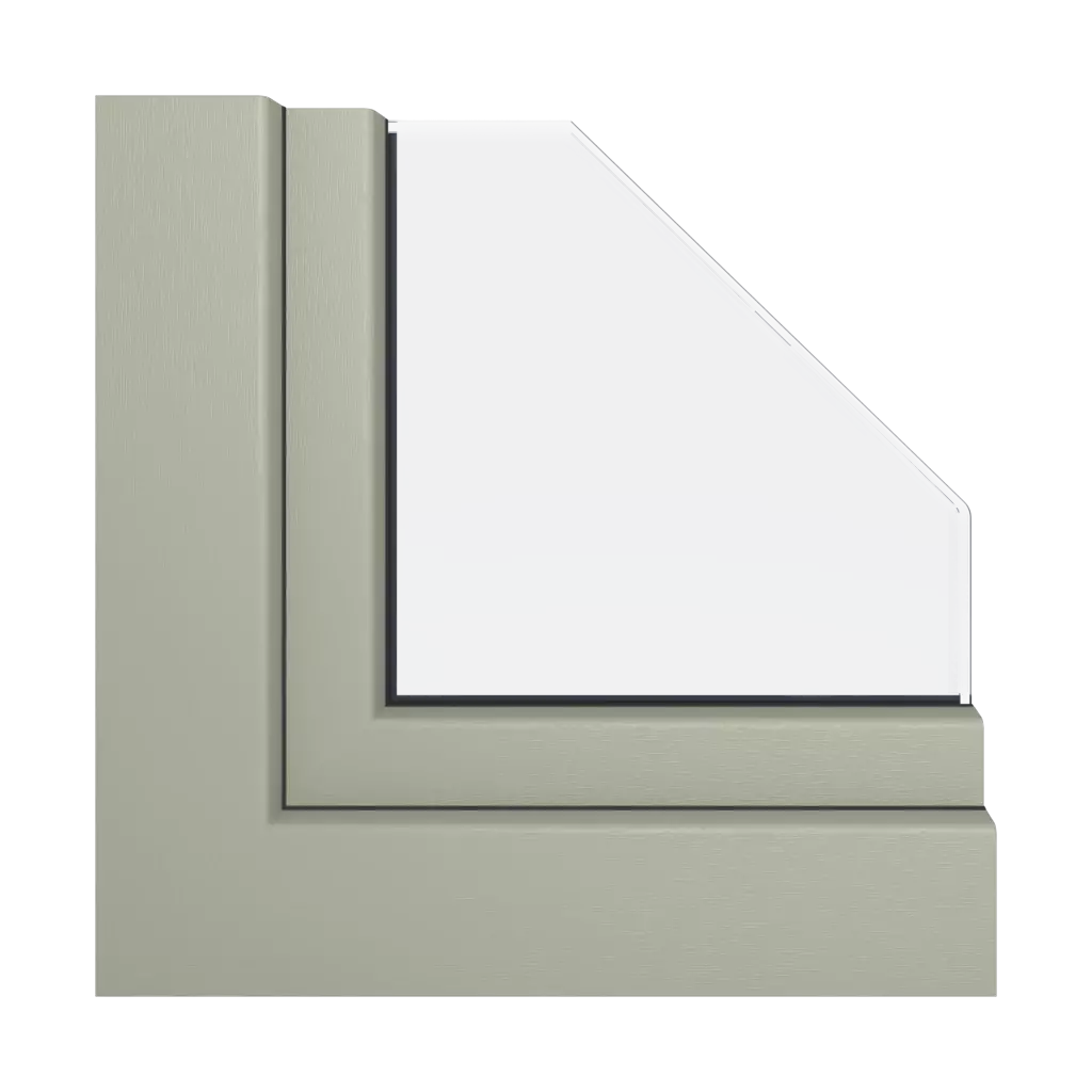 Concrete gray windows window-profiles aluplast ideal-4000-85-mm