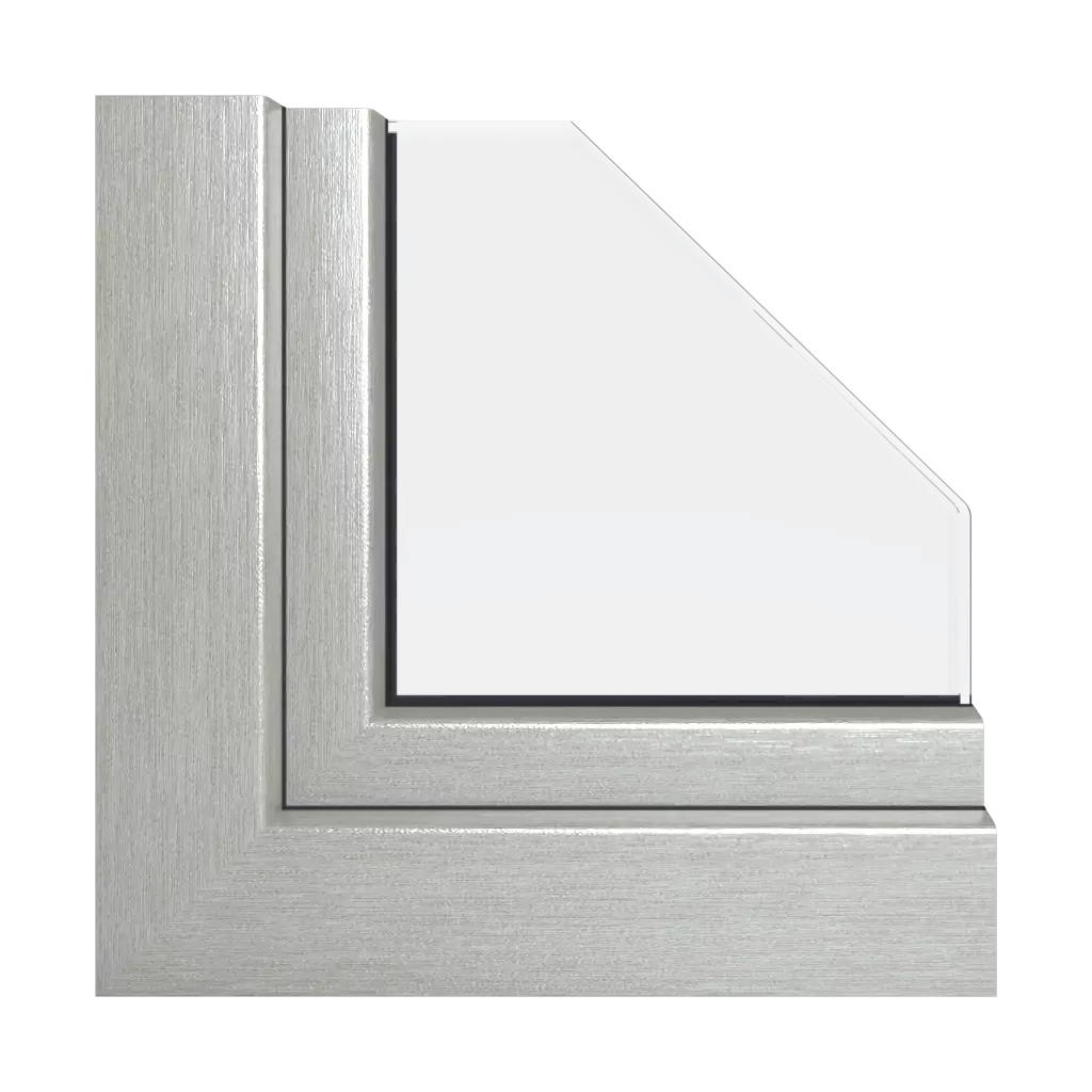 Brushed aluminum windows window-profiles salamander evolutiondrive