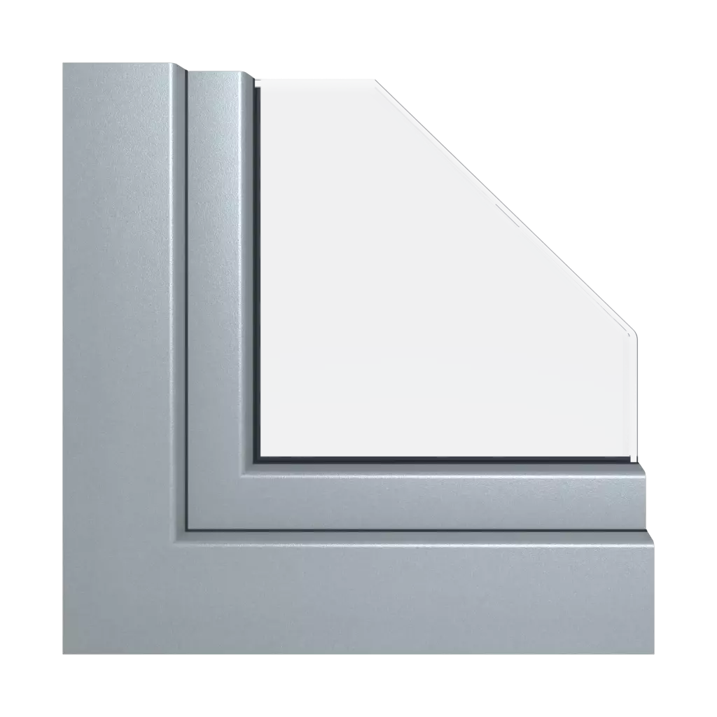 Window gray aludec windows window-profiles aluplast ideal-4000-85-mm