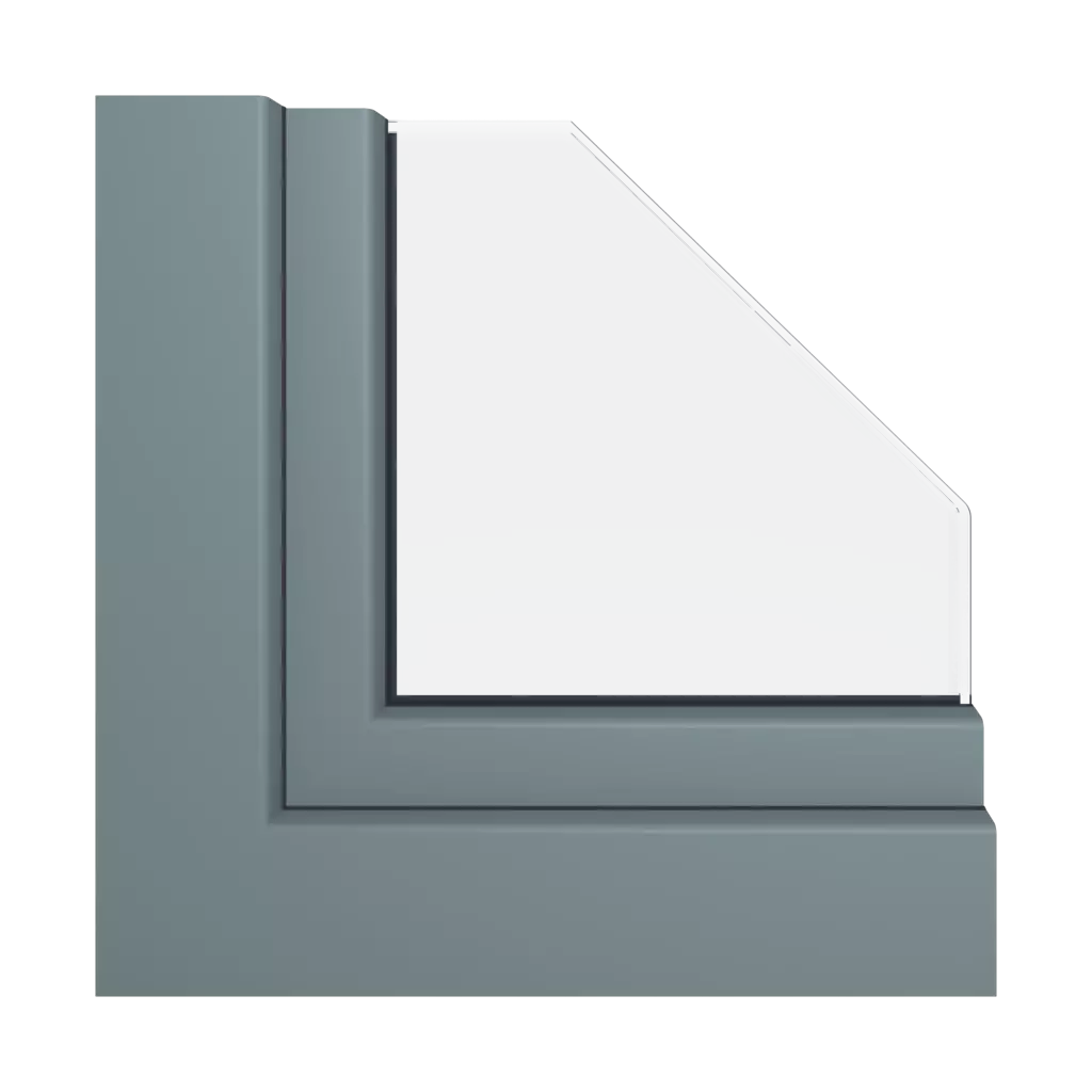 Basalt gray windows window-profiles aluplast energeto-neo-design
