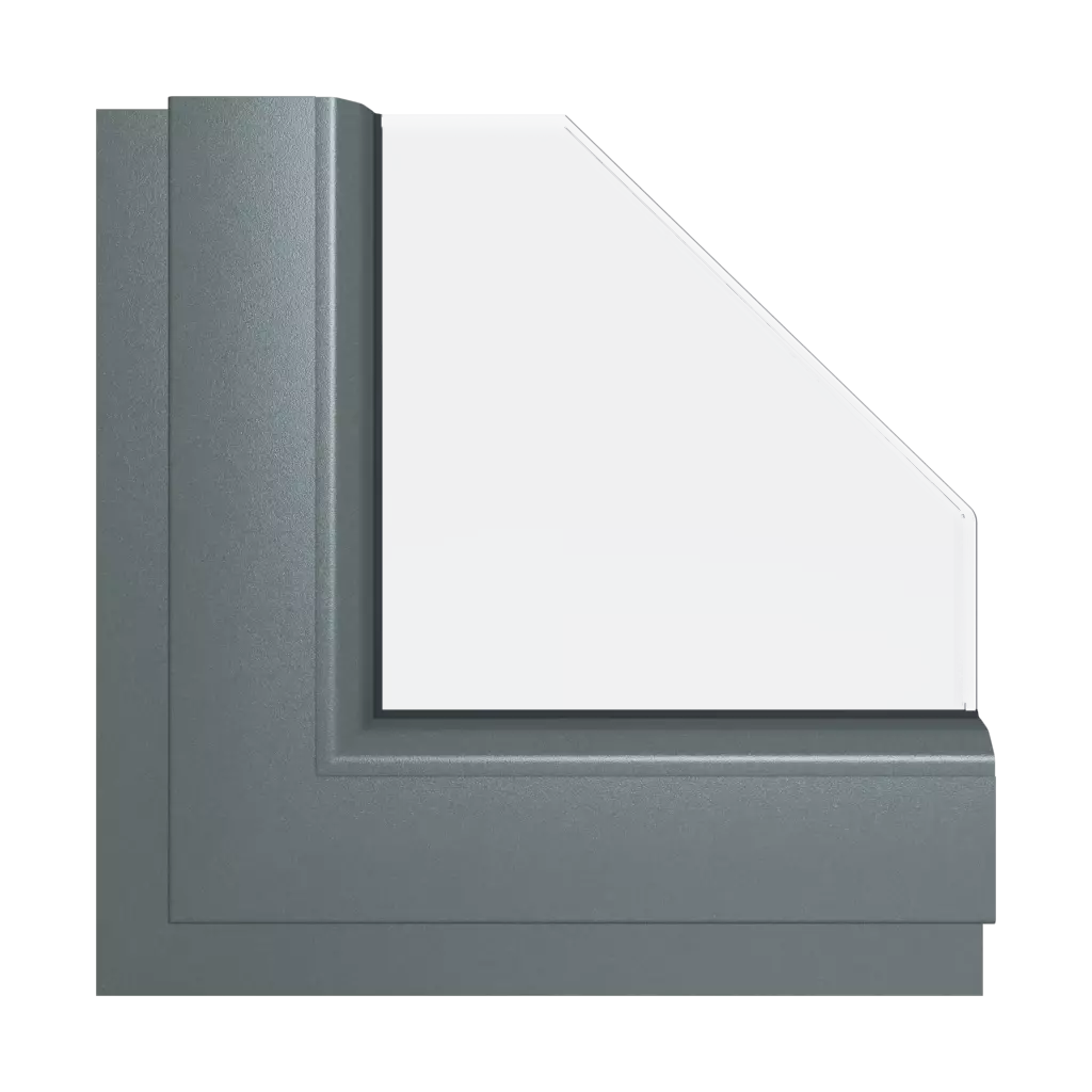 Aludec gray basalt windows window-color aluplast-colors aludec-gray-basalt interior