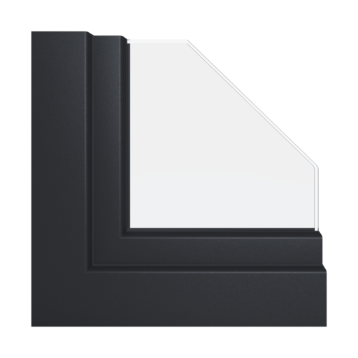 Coal gray sand 62 windows window-profiles decco decco-82
