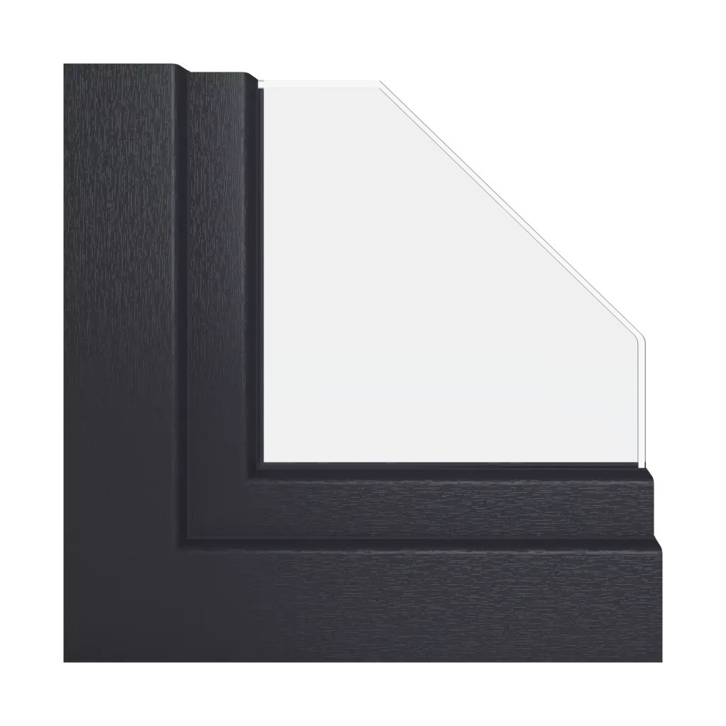 Coal gray 5003 windows window-profiles decco decco-82