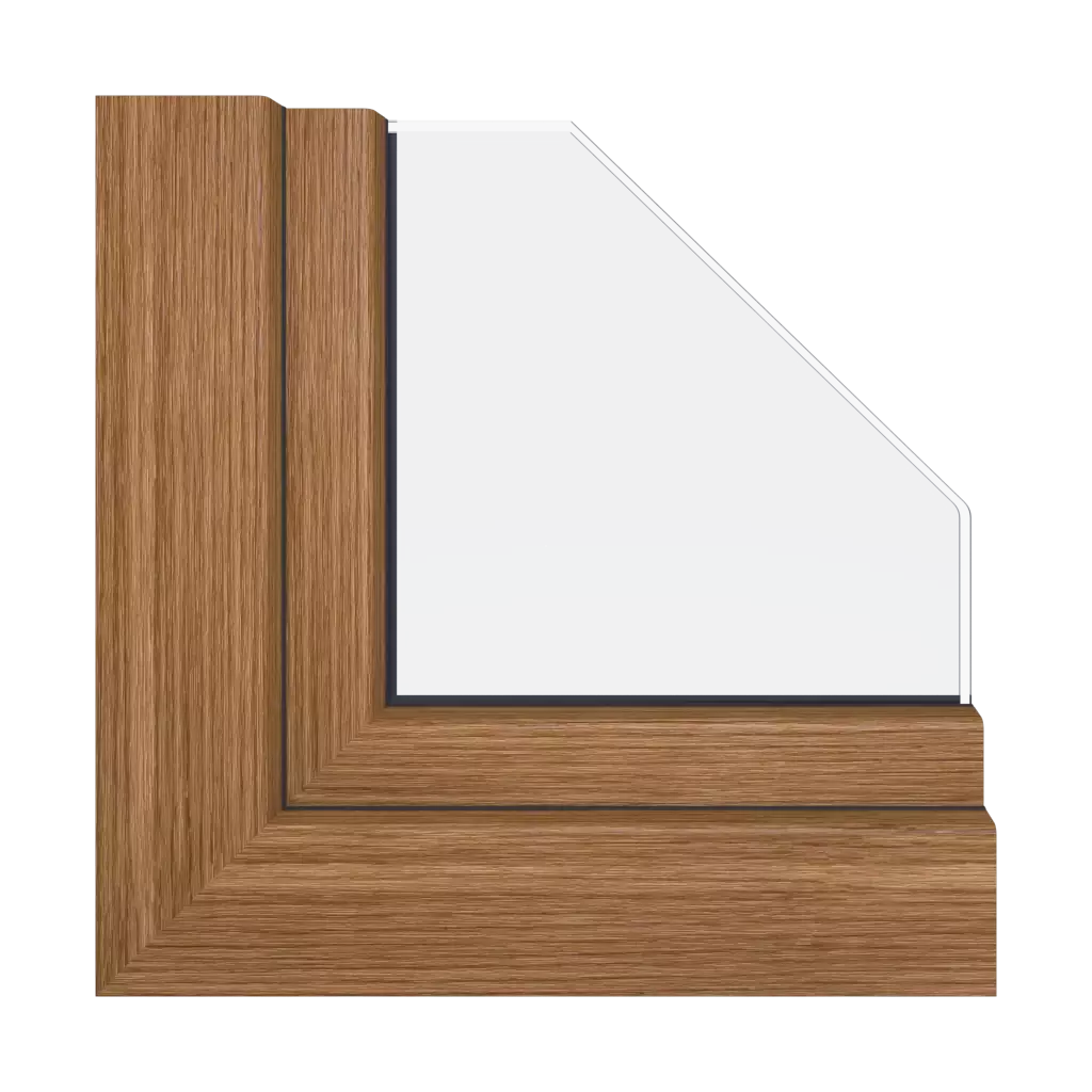 Natural oak windows window-color schuco-colors natural-oak