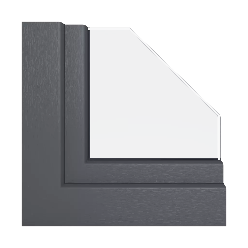 Gray slate windows window-profiles schuco livingslide